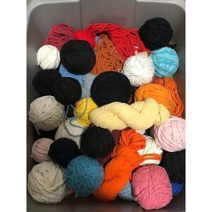 20 lbs of Handmade T-Yarn Recycled T-Shirts